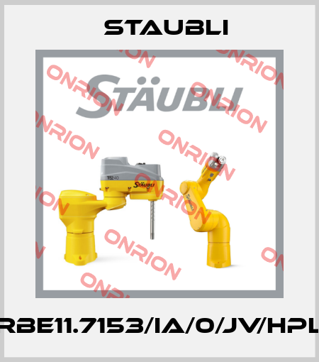 RBE11.7153/IA/0/JV/HPL Staubli