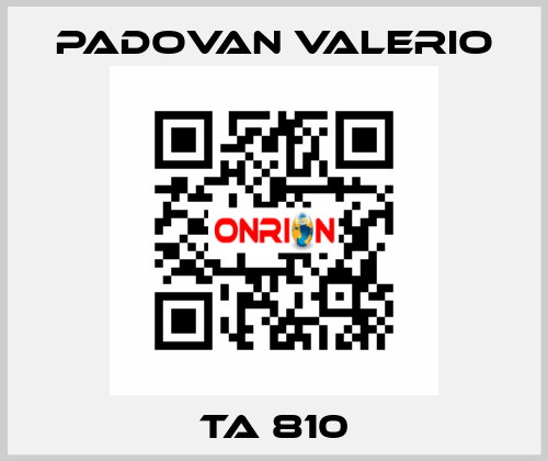 TA 810 PADOVAN VALERIO