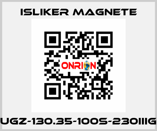 UGz-130.35-100S-230IIIG ISLIKER MAGNETE