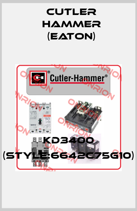 KD3400 (STYLE:6642C75G10) Cutler Hammer (Eaton)