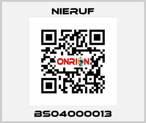 BS04000013 NIERUF