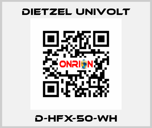 D-HFX-50-WH Dietzel Univolt