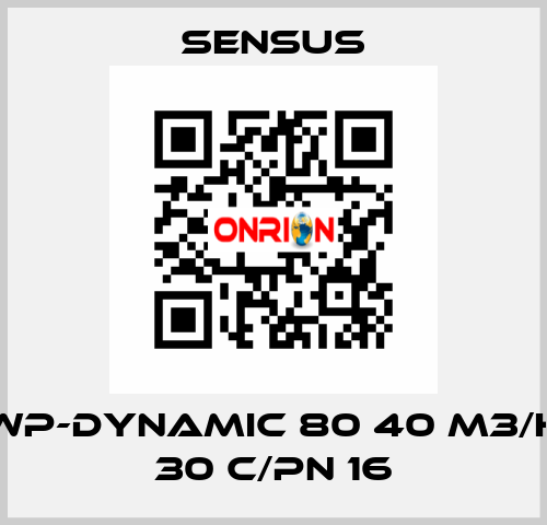 Wp-Dynamic 80 40 m3/h 30 c/PN 16 Sensus