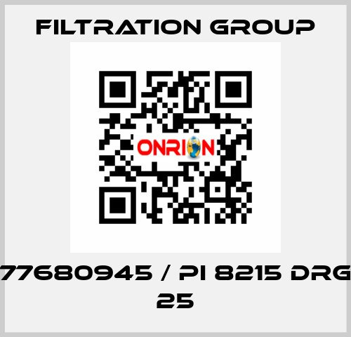 77680945 / PI 8215 DRG 25 Filtration Group