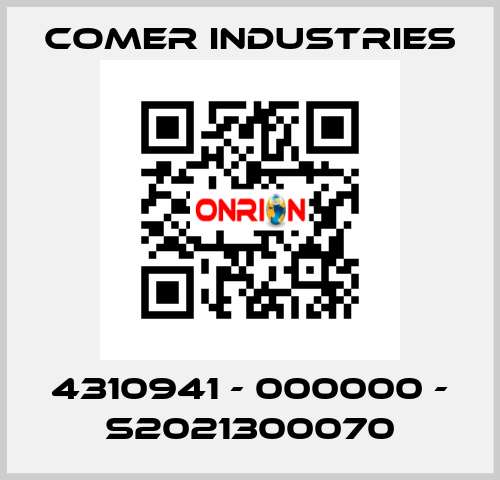 4310941 - 000000 - S2021300070 Comer Industries