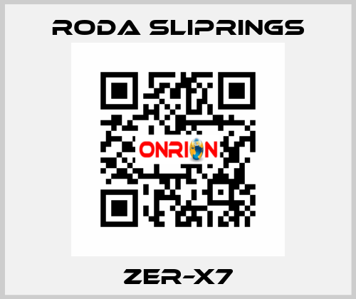 ZER–X7 Roda Sliprings