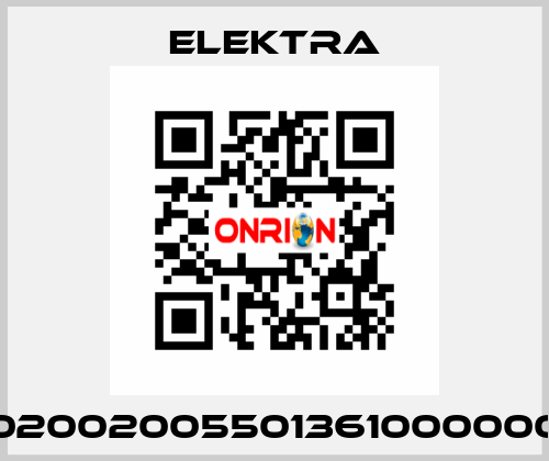 02002005501361000000 ELEKTRA