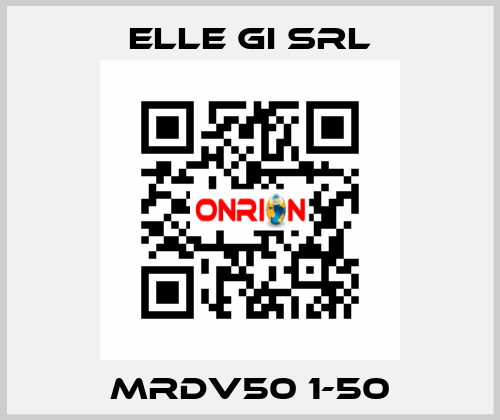 MRDV50 1-50 ELLE GI SRL