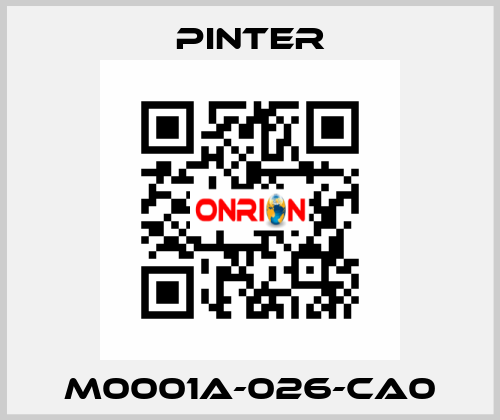 M0001A-026-CA0 Pinter