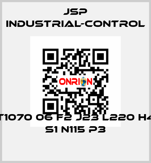 T1070 06 F2 J23 L220 H4 S1 N115 P3 JSP Industrial-Control