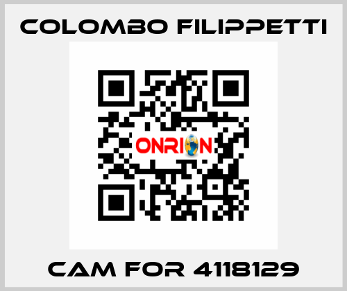 Cam for 4118129 Colombo Filippetti