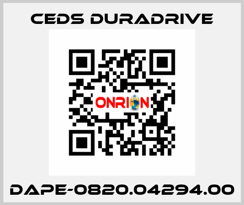 DAPE-0820.04294.00 Ceds Duradrive