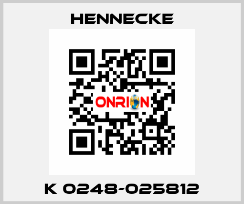 K 0248-025812 Hennecke