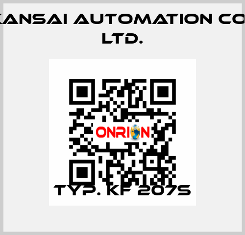 Typ. KF 207S KANSAI Automation Co., Ltd.