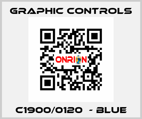 C1900/0120  - blue Graphic Controls