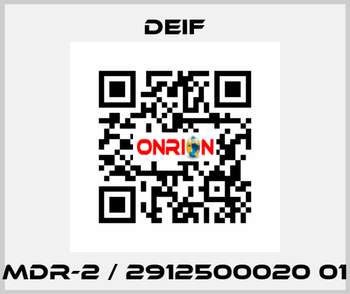 MDR-2 / 2912500020 01 Deif