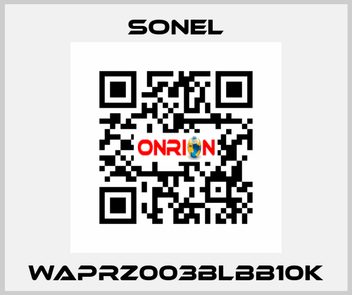 WAPRZ003BLBB10K Sonel