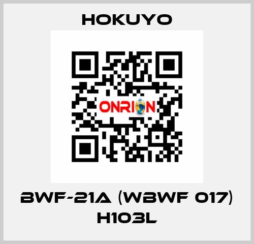 BWF-21A (WBWF 017) H103L Hokuyo