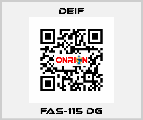 FAS-115 DG Deif