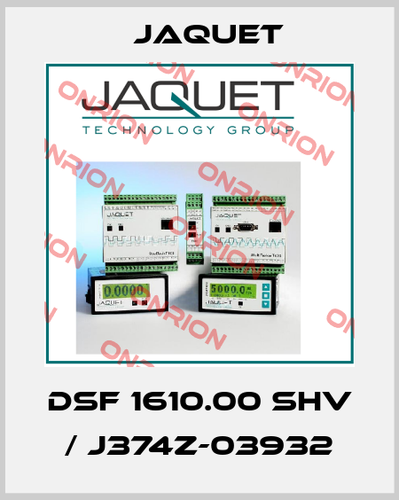 DSF 1610.00 SHV / J374Z-03932 Jaquet
