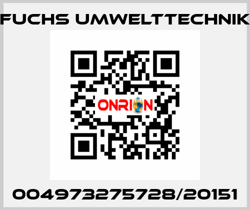 004973275728/20151 Fuchs Umwelttechnik