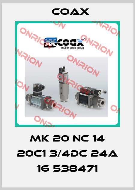 MK 20 NC 14 20C1 3/4DC 24A 16 538471 Coax