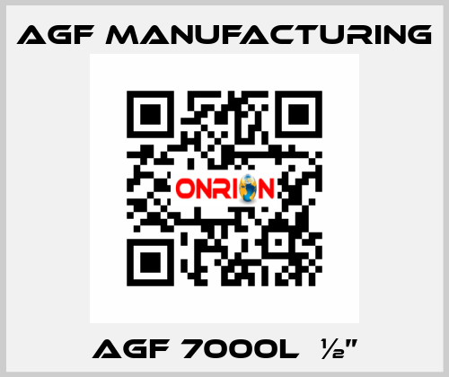 AGF 7000L  ½” Agf Manufacturing