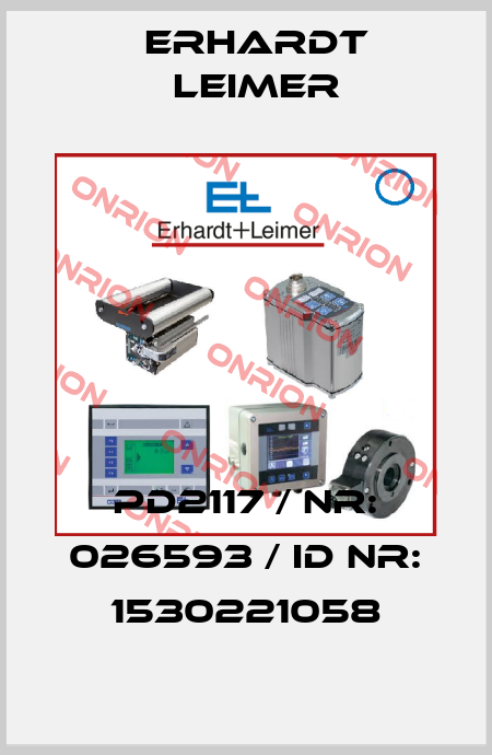 PD2117 / Nr: 026593 / ID nr: 1530221058 Erhardt Leimer