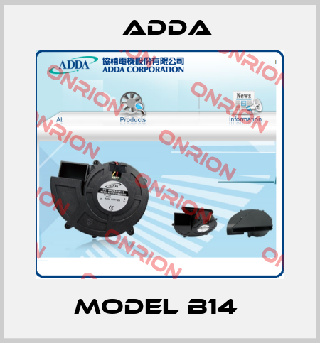 Model B14  Adda