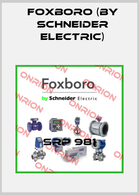 SRP 981 Foxboro (by Schneider Electric)