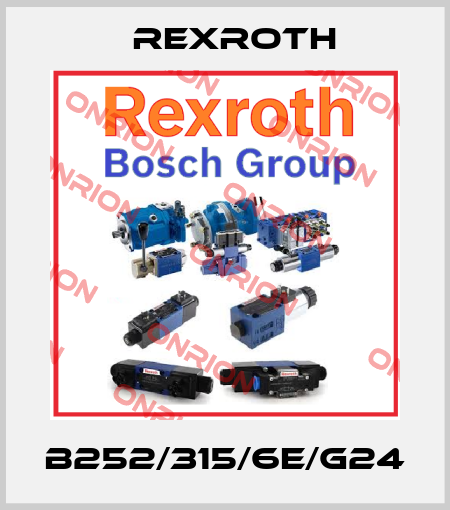B252/315/6E/G24 Rexroth
