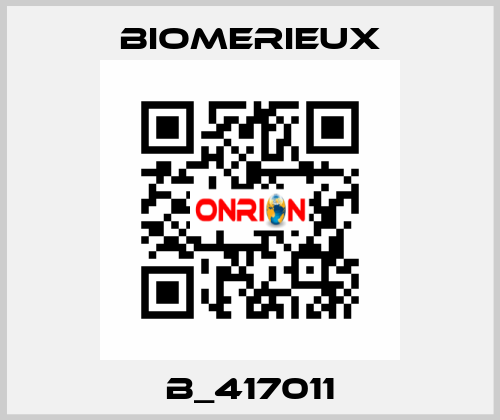 B_417011 Biomerieux