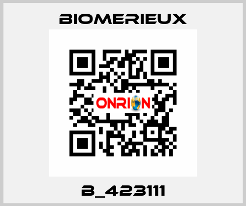 B_423111 Biomerieux