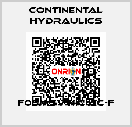F05MSV-NIC-AC-F Continental Hydraulics