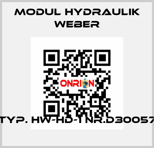 Typ. HW-HD-1 Nr.D30057 MODUL HYDRAULIK WEBER