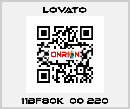 11BF80K  00 220 Lovato