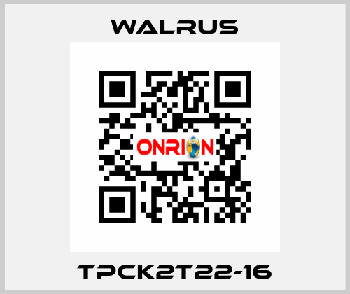 TPCK2T22-16 Walrus