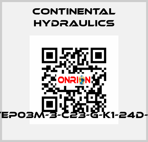 VEP03M-3-C23-G-K1-24D-B Continental Hydraulics