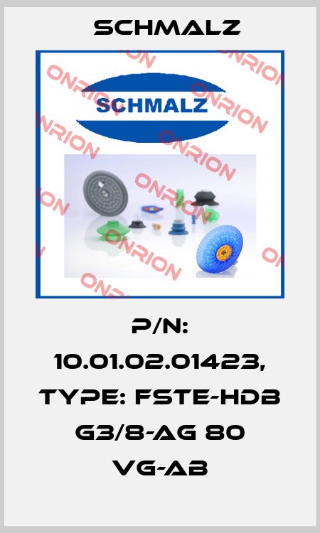 P/N: 10.01.02.01423, Type: FSTE-HDB G3/8-AG 80 VG-AB Schmalz