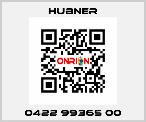 0422 99365 00 HUBNER