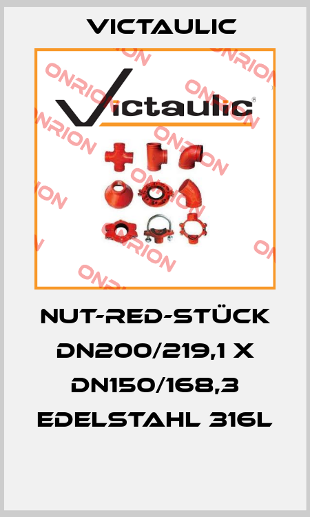 Nut-Red-Stück DN200/219,1 x DN150/168,3 Edelstahl 316L  Victaulic