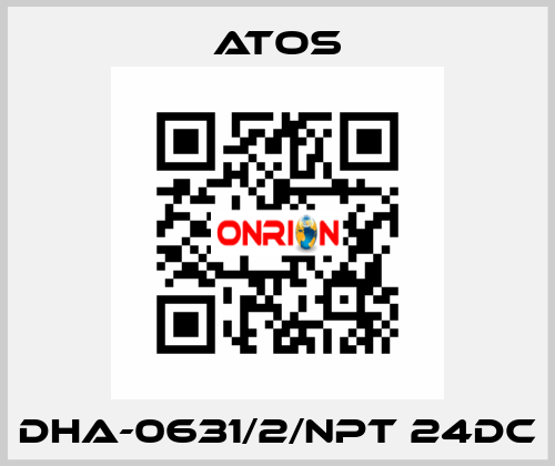 DHA-0631/2/NPT 24DC Atos