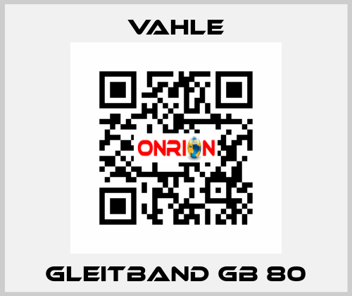 GLEITBAND GB 80 Vahle