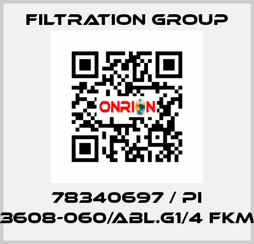 78340697 / PI 3608-060/ABL.G1/4 FKM Filtration Group