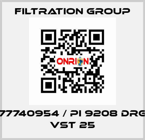 77740954 / PI 9208 DRG VST 25 Filtration Group