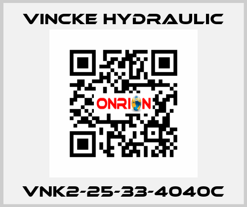 VNK2-25-33-4040C VINCKE HYDRAULIC