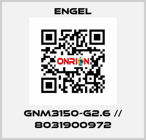 GNM3150-G2.6 // 8031900972 ENGEL