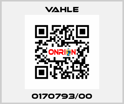 0170793/00 Vahle