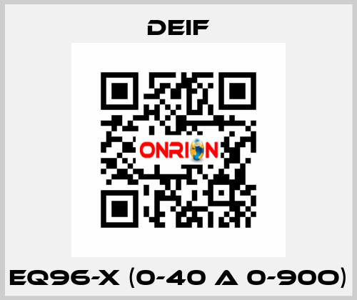 EQ96-x (0-40 A 0-90o) Deif