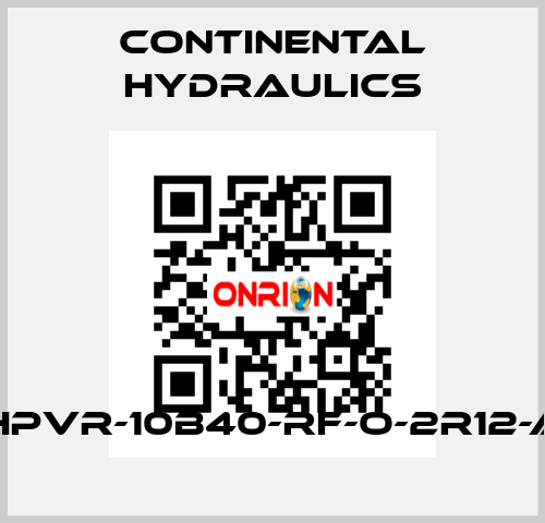 HPVR-10B40-RF-O-2R12-A Continental Hydraulics